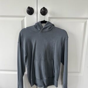 Womens Gray/dark blue shade Hoodie